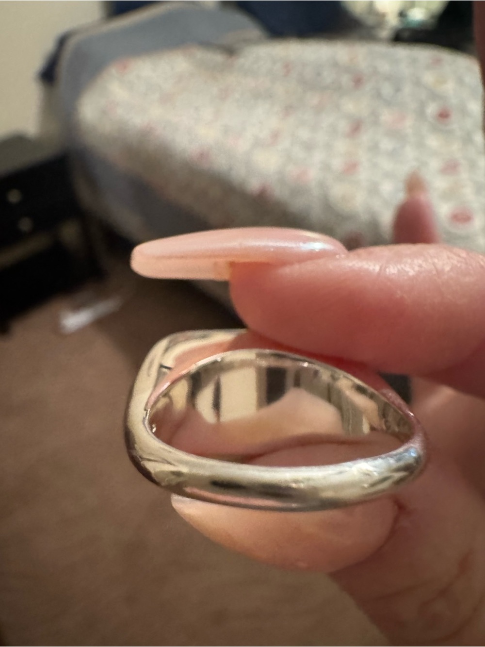 Monica Vinader Power Ring Sterling Silver Black Onyx - Picture 4 of 6